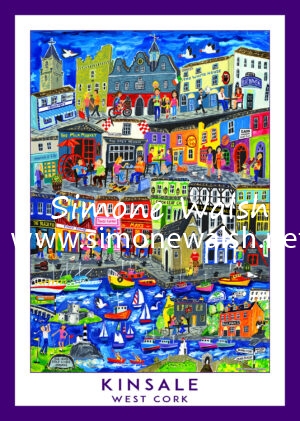 Kinsale, West Cork Tea Towel