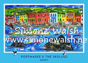 Portmagee & The Skelligs Tea Towel