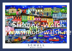 Schull West Cork Tea Towel