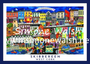 Skibbereen, West Cork Tea Towel
