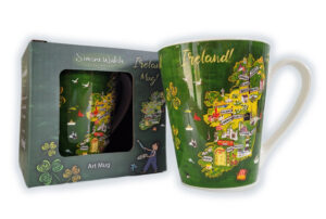 Ireland Map Art Mug